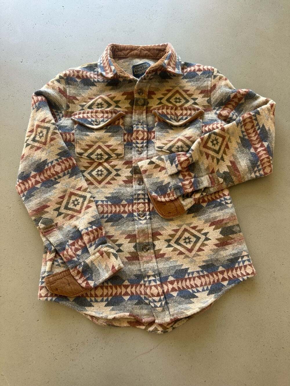 Pendleton Fitted Wool Shirt Jacket Size M